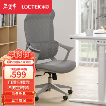 Loctek 乐歌 人体工学电脑椅子 办公椅 会议椅 家用转椅 座椅 Y11