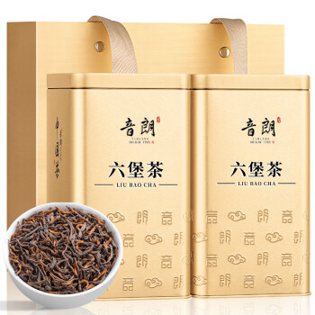 YIN LANG 音朗 茶叶黑茶 广西六堡茶 2012年陈化十年窖藏梧州特产年货送礼盒300g