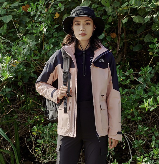 PELLIOT 伯希和 女子三合一冲锋衣 111040106 樱花粉 L 券后488元