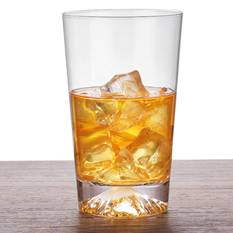 YOSHINA 吉奈 富士山杯江户哨子手工玻璃杯水杯日本进口茶杯威士忌酒杯轻奢礼品 144.5元
