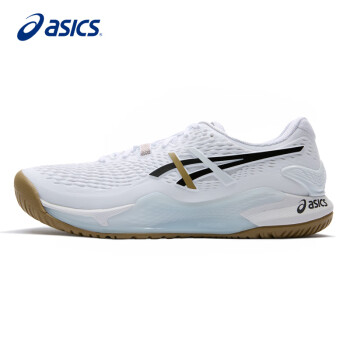 ASICS 亚瑟士 网球鞋男款GEL-RESOLUTION 9多点支撑稳定缓震运动鞋1041A453