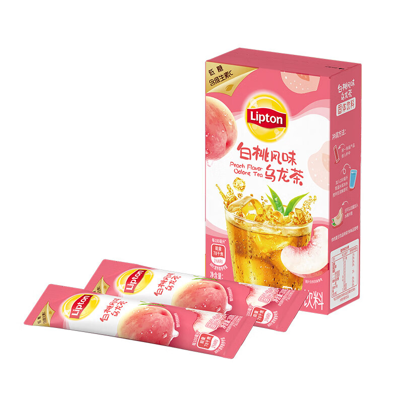 Lipton 立頓 烏龍茶固體飲料 白桃風味 100g 17.9元