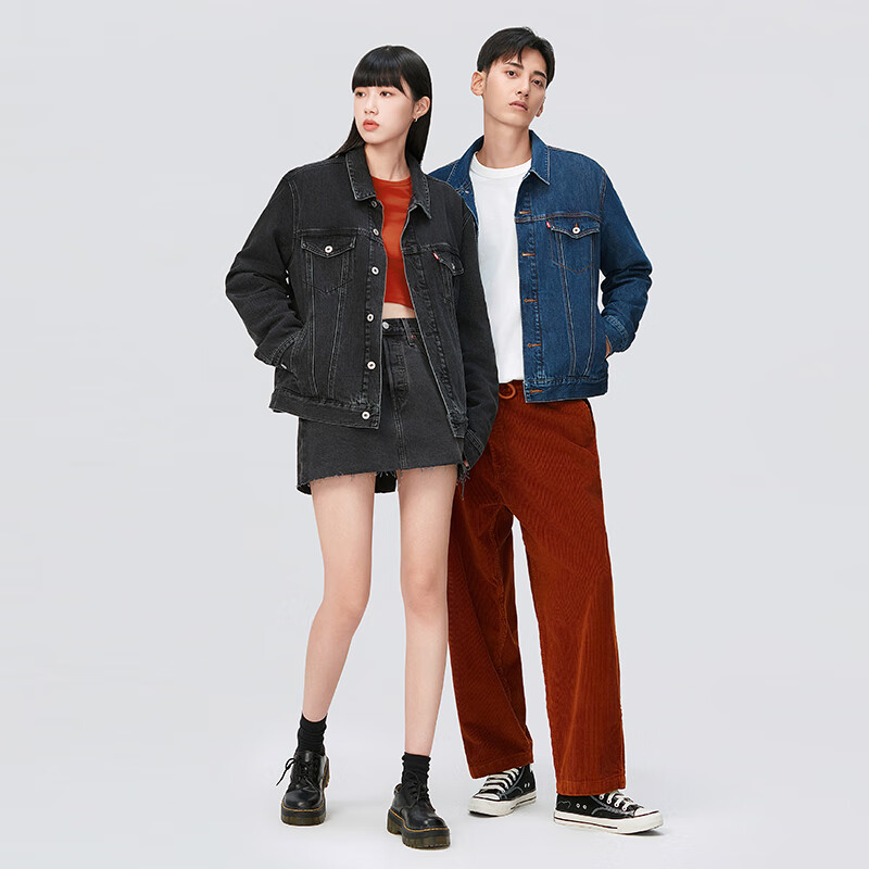 20点、plus会员：Levi's李维斯 23秋季新款 男士牛仔夹克棉服 367.2元包邮（双重优惠）