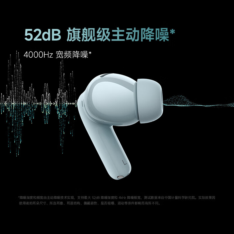 Redmi 红米 Buds 5 Pro 入耳式真无线圈瓷主动降噪2.4G蓝牙双模耳机 电竞版 479元