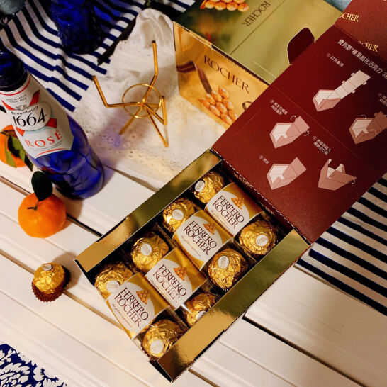 Rocher费列罗 榛果威化巧克力 48粒礼盒装 +凑单品  新低95.98元包邮