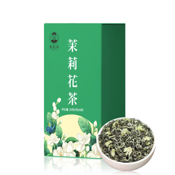 黎乾昇 茶叶 茉莉花茶2023新茶 特级茉莉飘雪浓香耐泡 花草茶24克(4克*6)