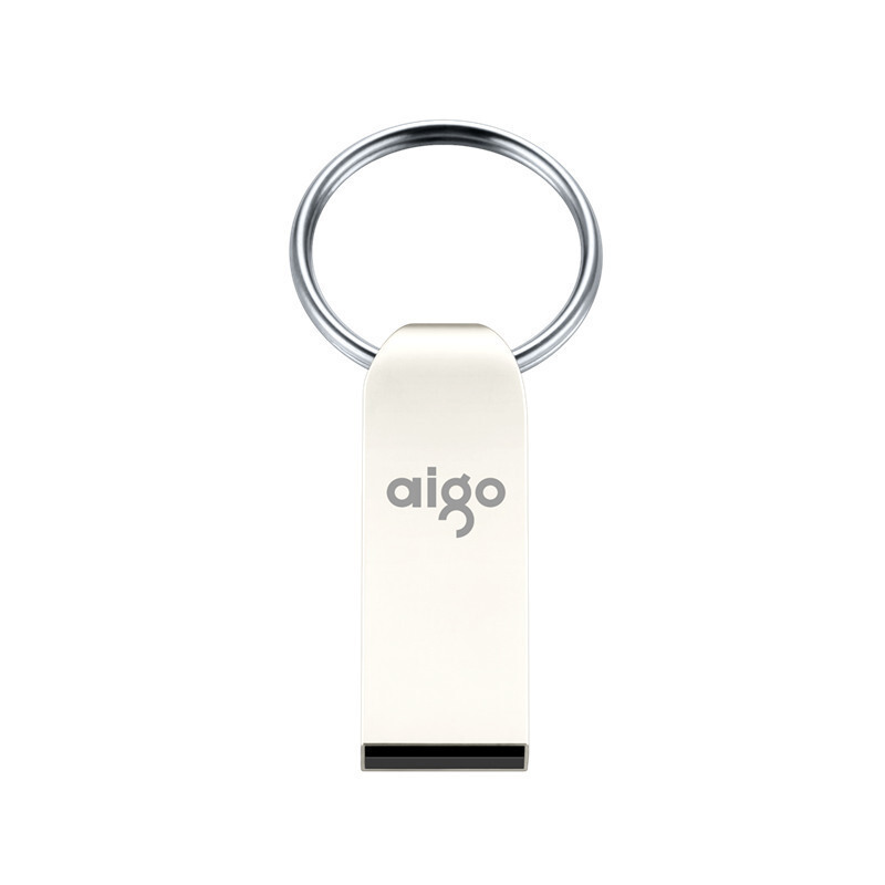 aigo 爱国者 U268 USB 2.0 U盘 银色 64GB USB-A 25.9元