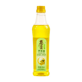 苍茫谣 CangmangYao）芥花油 非转基因低芥酸菜籽油 500ml 小瓶食用油 内蒙国企出品