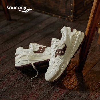 saucony 索康尼 SHADOW 6000RE男女运动休闲鞋情侣复古运动鞋米褐42.5