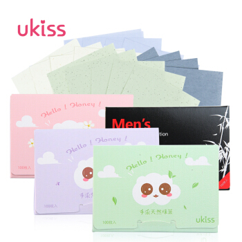 ukiss 悠珂思 吸油纸面部3包装300片 券后18.91元