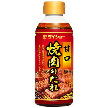大逸昌 日本  甘口微甜烤肉汁 日式料理烤肉调味酱烧肉汁 蘸酱400g