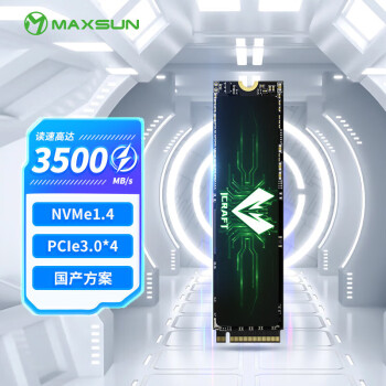 MAXSUN 铭瑄 电竞之心 MS1TBNM300-2280 M.2 固态硬盘 1TB（PCI-E3.0）