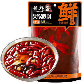 zhenxian 臻鲜 手工全型 清油火锅底料 微辣味 500g