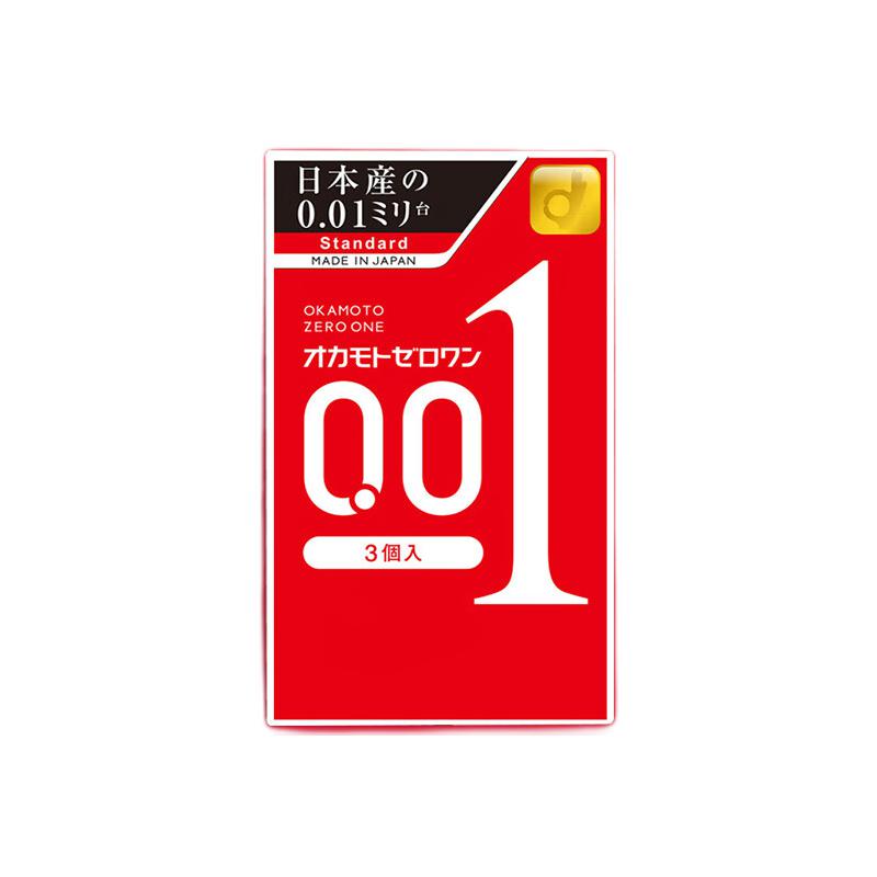 OKAMOTO 冈本 001系列 超薄标准安全套 3只*4盒 114.06元包邮（需凑单，双重优惠）