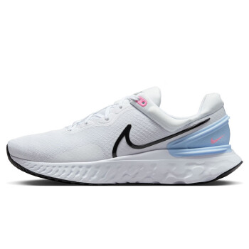 NIKE 耐克 秋冬跑步鞋男缓震REACT MILER 3 3运动鞋DD0490-102白40