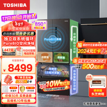 TOSHIBA 东芝 雾语系列 GR-RF534WE-PM137 风冷多门冰箱 515L 绸缎灰