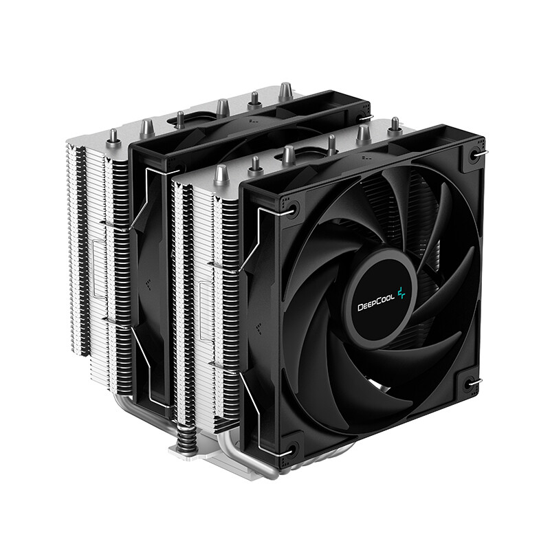 九州风神 CPU散热器大霜塔V5风冷6热管散热器电脑配件包含散热风扇和硅脂 142元