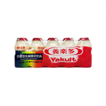 Yakult 养乐多 活菌型乳酸菌饮品原味100ml*5(2条起售) 新老包装随机发货