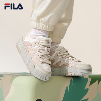 FILA 斐乐 官方斑斓鞋ROSETTA女鞋板鞋2023冬季轻便厚底鞋复古休闲鞋