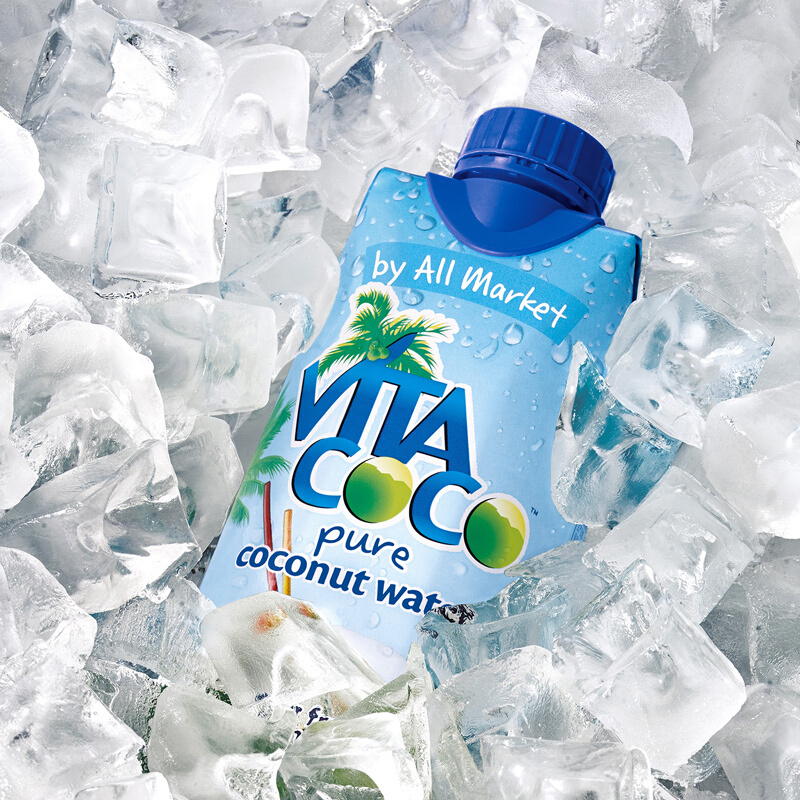 唯他可可 天然椰子水 330ml*4瓶 9.9元