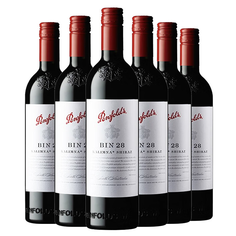 Penfolds 奔富 Bin28/8/389/407/澳洲进口干红葡萄酒商务宴请 奔富Bin28 750ml*6瓶 1358元