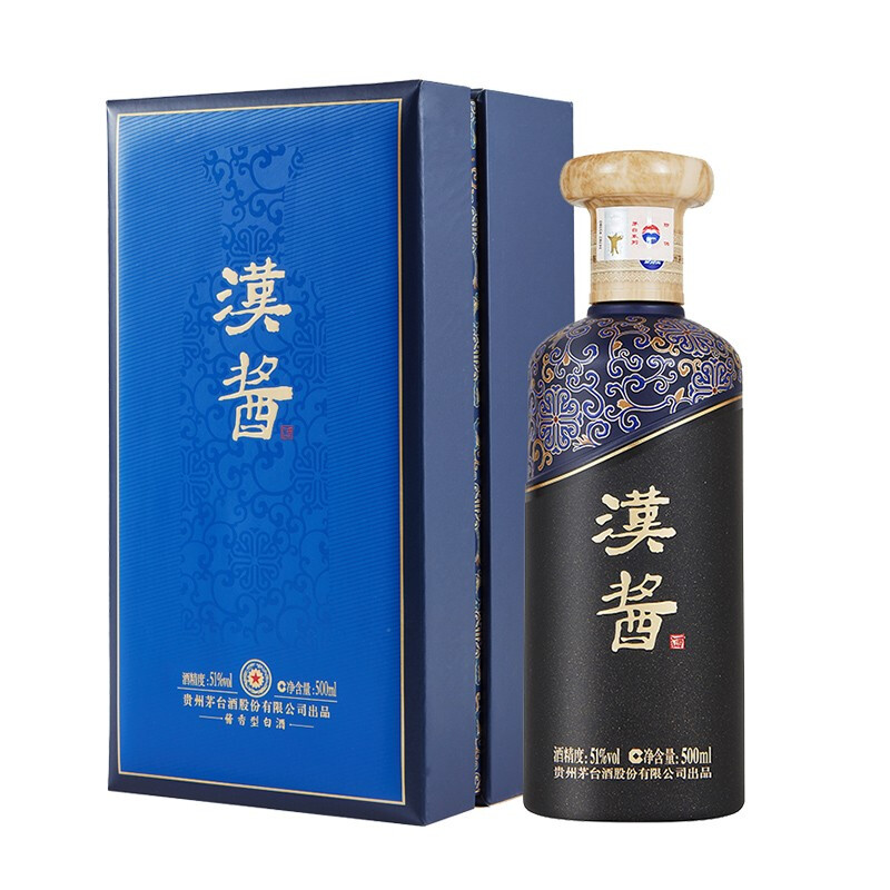 MOUTAI 茅台 汉酱 茅 51%vol 酱香型白酒 500ml 单瓶装 659.1元