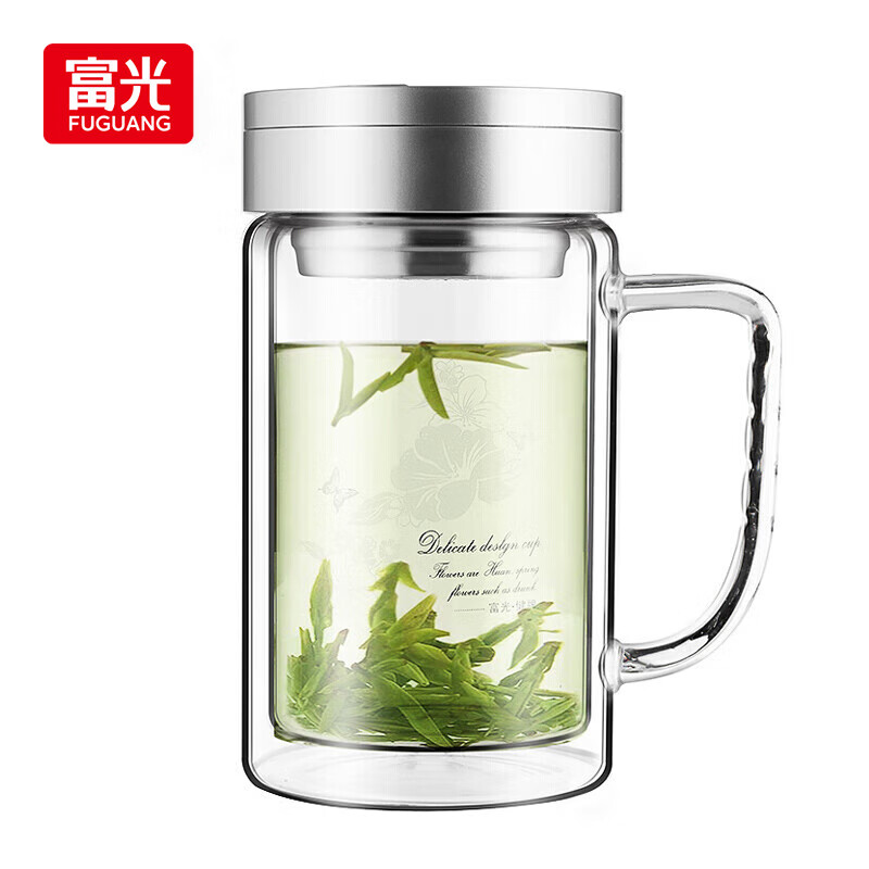 限移动端：富光 健牌双层 大容量水杯 520ml 35.9元