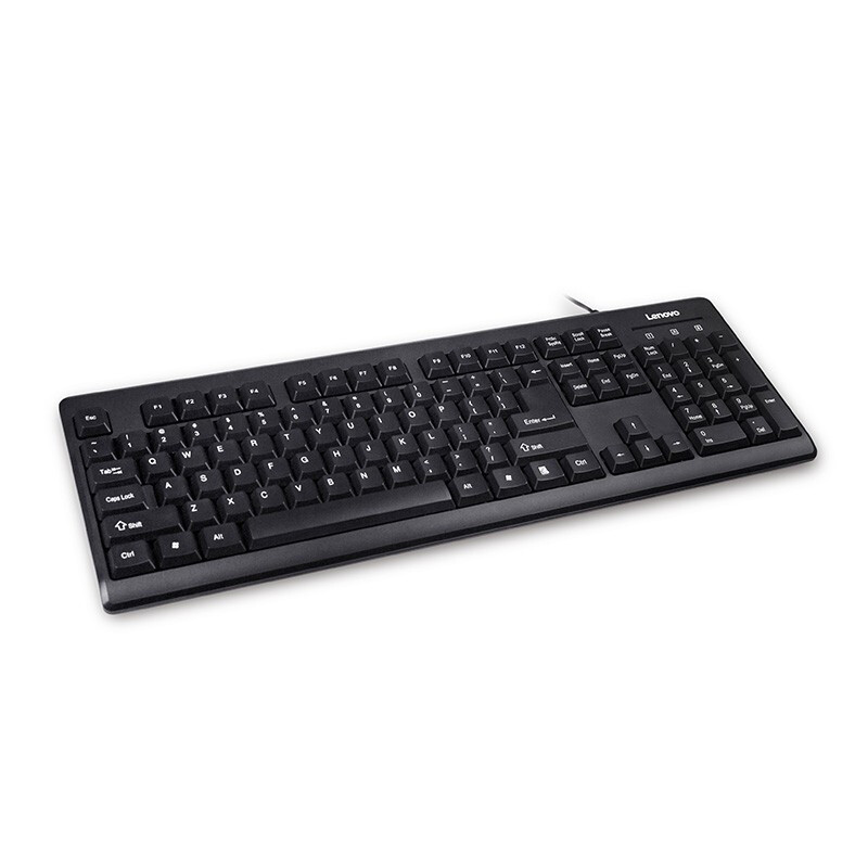 Lenovo 联想 K4800S 104键 有线薄膜键盘 黑色 无光 32.9元