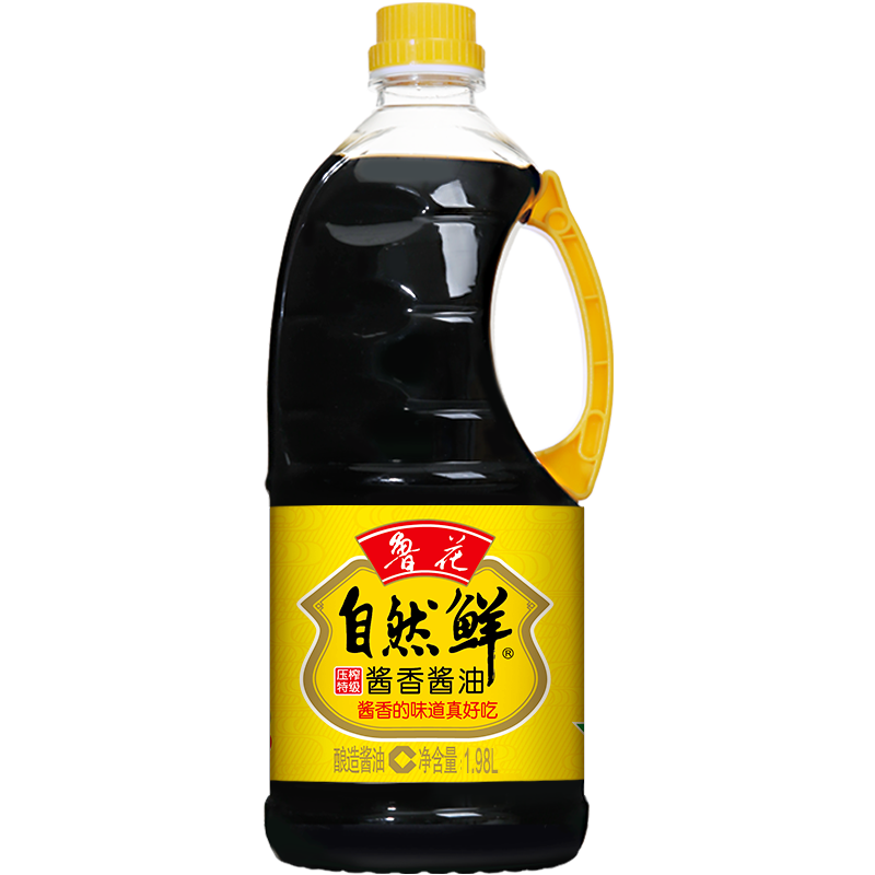 plus会员、概率券:鲁花 自然鲜酱香酱油 1.98L 9.95元包邮