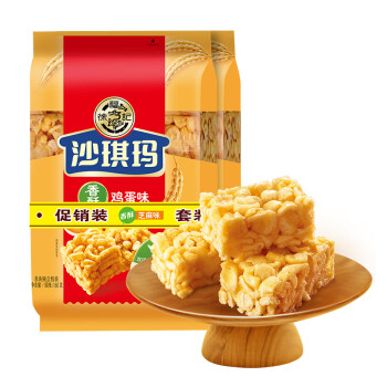 徐福记 八庄沙琪玛 香酥全蛋味 萨其马 营养早 160g*2袋