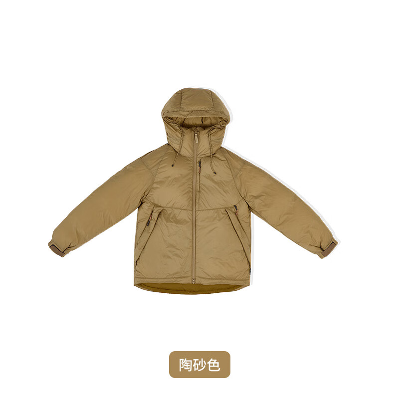 Naturehike 挪客連帽1000蓬羽絨服冬季戶外防寒保暖防風(fēng)加厚白鵝絨外套 陶砂色 L 券后858.28元