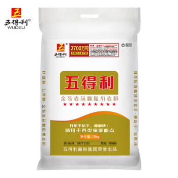 五得利 金装麦芯颗粒粉10kg