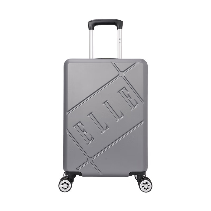ELLE 她 20吋简约时尚拉杆箱 90348灰色 券后1018元