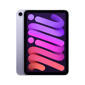 Apple 苹果 iPad mini 8.3英寸（64GB 5G版/A15芯片/学习办公娱乐游戏/MK933CH/A）紫色