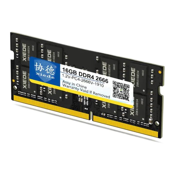 xiede 协德 PC4-2666V DDR4 2666MHz 笔记本内存条 16GB 券后133元