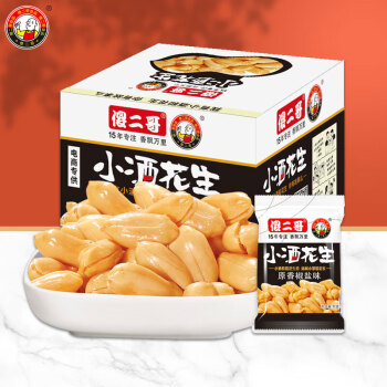 傻二哥 小酒花生 原香椒盐味 400g