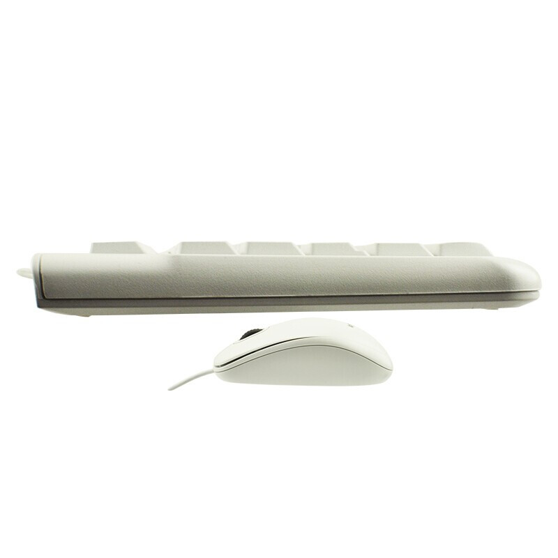 logitech 罗技 MK120 有线键鼠套装 白色 89元