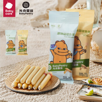 BabyPantry 光合星球 啵啵鱼肠 原味 100g