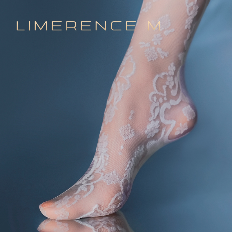 Limerence M 涞觅润丝 T裆丝袜超薄镂空白丝花纹性感百搭蕾丝连裤袜 T裆 肤色 均码 45.8元