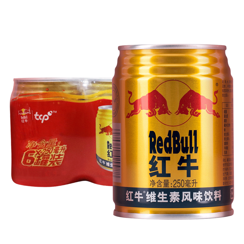 17日20点、限3000件：红牛 红牛维生素风味饮料250ml*6罐 22.9元