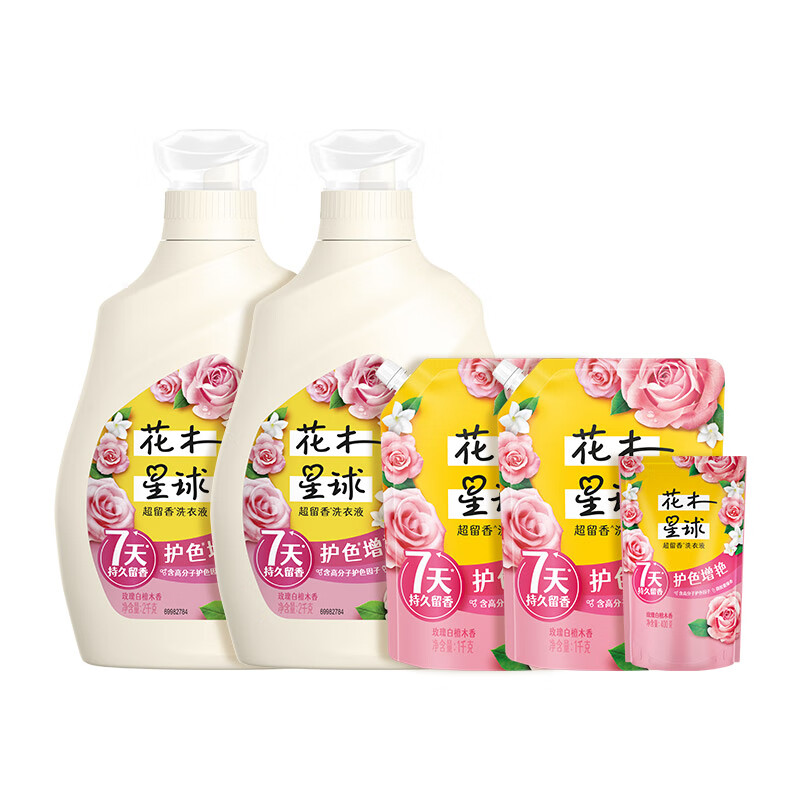 京东PLUS：LOVE home AND planet 花木星球 超留香洗衣液 2kg 玫瑰白檀木香 28.9元（57.8元/2件，双重优惠）