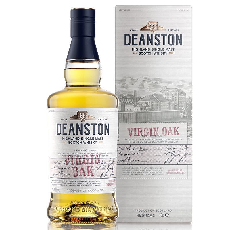 Deanston 汀斯顿 原始桶 单一麦芽 苏格兰威士忌 46.3%vol 700ml 礼盒装 券后152.4元