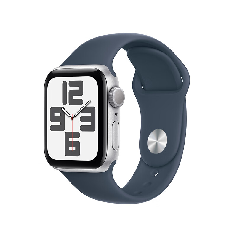 Apple 苹果 Watch SE 2023款 智能手表 GPS版 40mm 风暴蓝色 橡胶表带 S/M 券后1649元