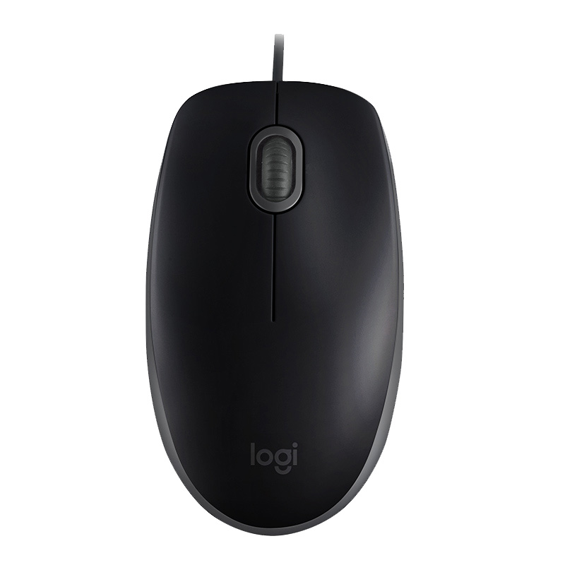 logitech 罗技 M110 有线鼠标 1000DPI 黑色 49元