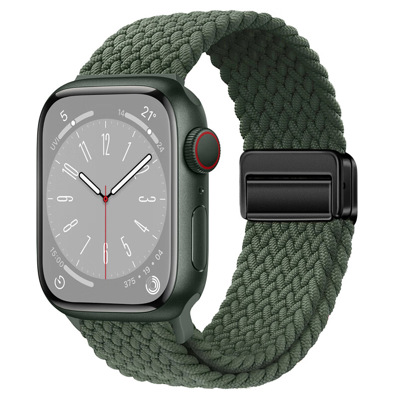 Damon Light 适用于Apple watch系列织磁吸可调节表带Ultra/8/se创意透气 券后39.9元