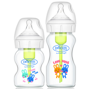 布朗博士 婴儿宽口径玻璃 晶彩套装 150ml 270 券后253.5元