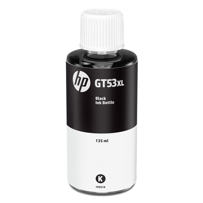 HP 惠普 GT53XL 打印机墨水 黑色 135ml 56元