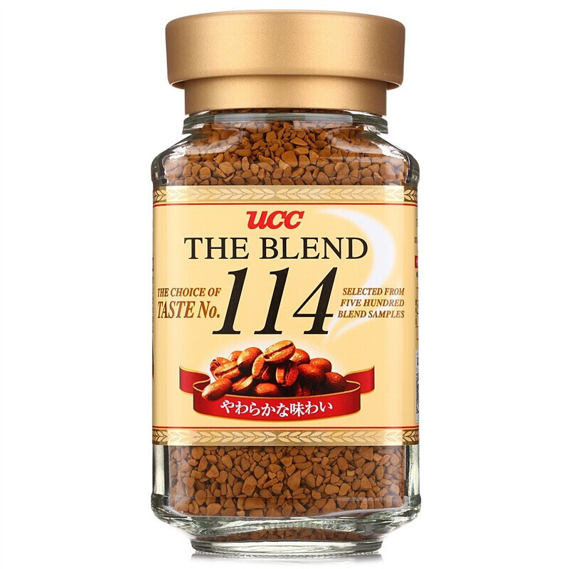 UCC 悠诗诗 114 速溶咖啡粉 90g 券后9.9元