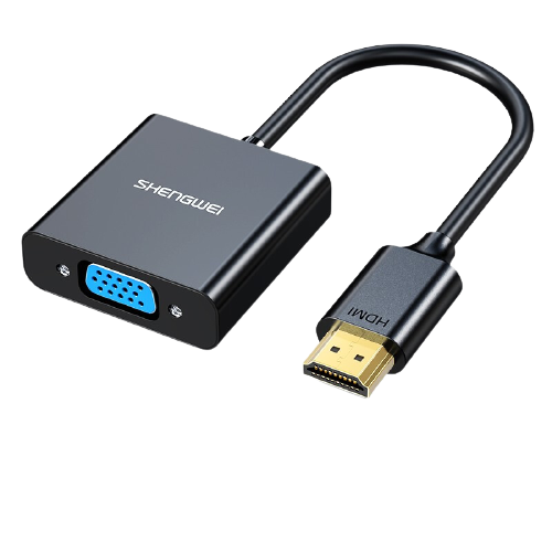 shengwei 胜为 HV-602 HDMI转VGA 视频转接线 5mm 黑色 12.8元