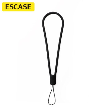 ESCASE 手机挂绳 相机硅胶手腕绳 软款ES-XS4优雅黑